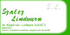 szalez lindwurm business card